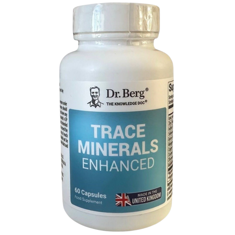 Doctor Berg UK Trace Minerals Enhanced supplement, 60 vegetable capsules