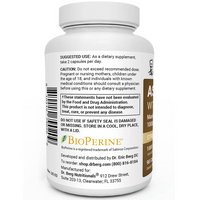 Doctor Berg UK Ashwagandha with BioPerine® Black Pepper supplement, 90 Vegetable Capsules