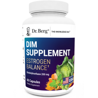 Doctor Berg UK DIM with Black Cohosh and Ashwagandha supplement, 60 Vegetable Capsules