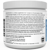 Doctor Berg UK Electrolyte Powder Natural Grap, 50 Servings