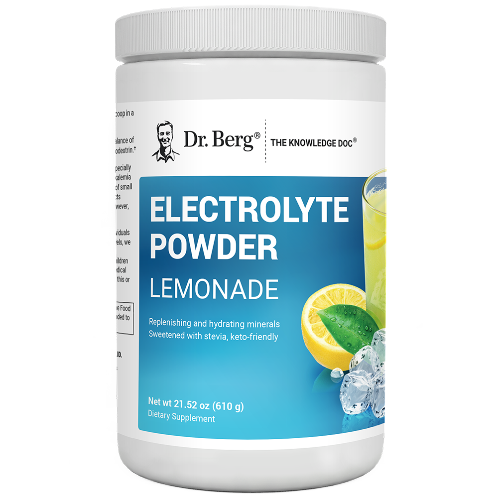 Doctor Berg UK Electrolyte Powder Lemonade, 100 Servings