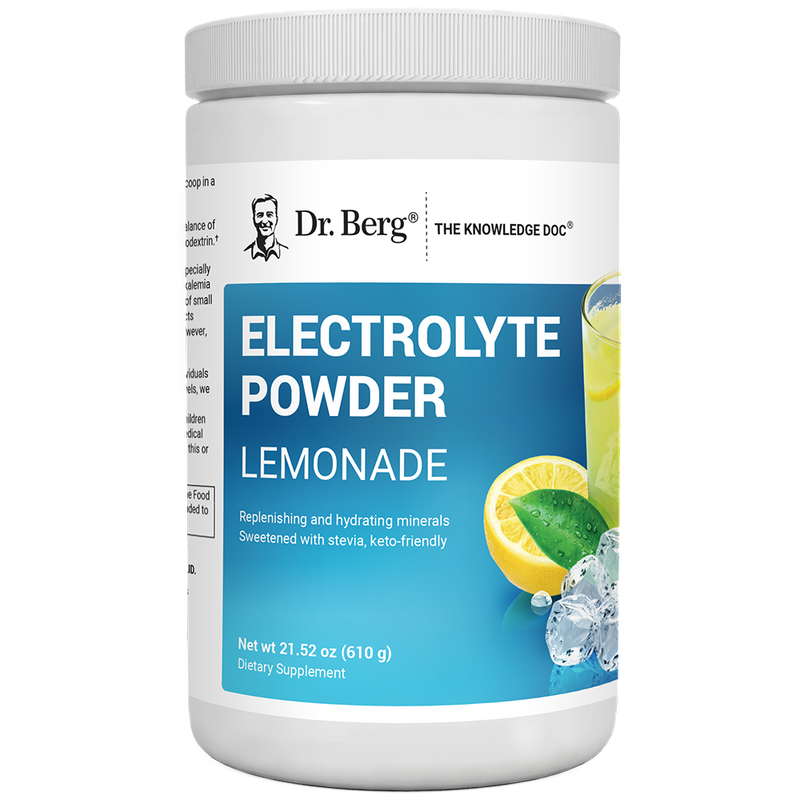 Doctor Berg UK Electrolyte Powder Lemonade, 100 Servings