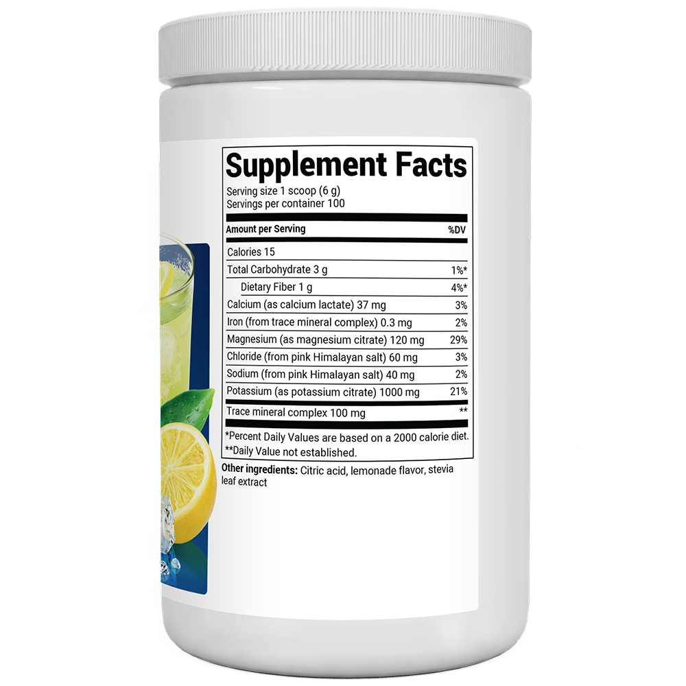 Doctor Berg UK Electrolyte Powder Lemonade, 100 Servings