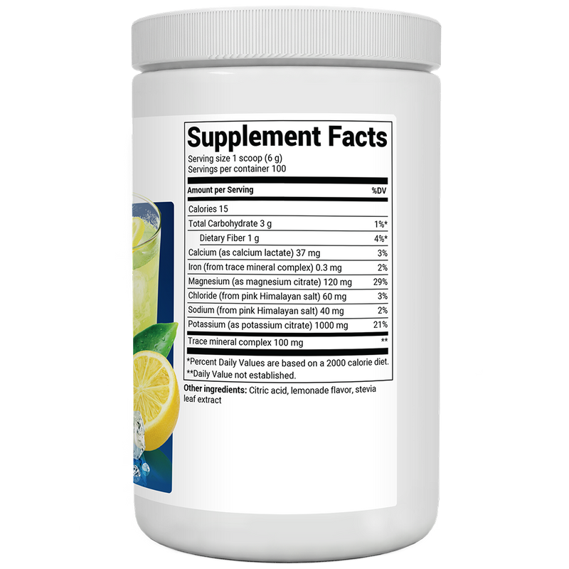 Doctor Berg UK Electrolyte Powder Lemonade, 100 Servings