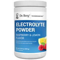 Doctor Berg UK Electrolyte Powder Raspberry - Lemon, 100 Servings