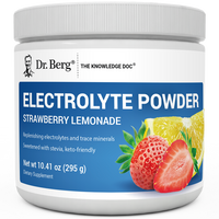Doctor Berg UK Electrolyte Powder Strawberry Lemonade, 50 Servings