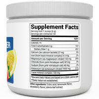 Doctor Berg UK Electrolyte Powder Strawberry Lemonade, 50 Servings