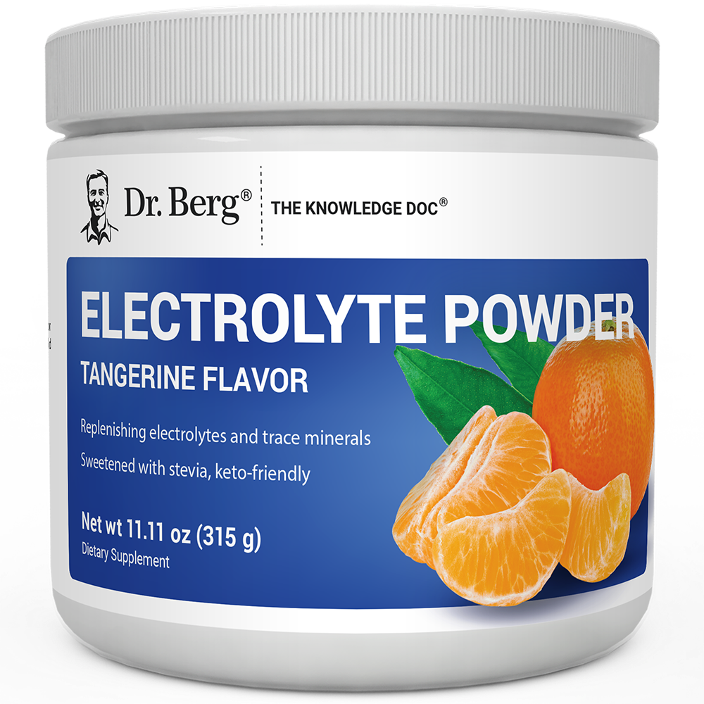 Doctor Berg UK Electrolyte Powder Tangerine, 50 Servings