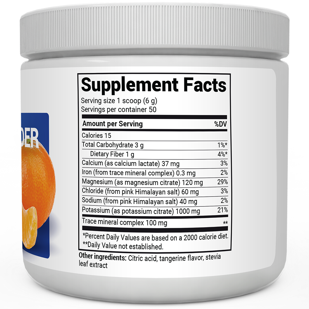 Doctor Berg UK Electrolyte Powder Tangerine, 50 Servings