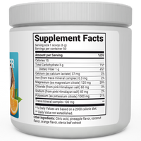 Doctor Berg UK Electrolyte Powder Tropical Coconut, Pineapple, Orange, 50 Servings