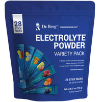 Doctor Berg UK Electrolyte Variety Pack, 28 Stick Packs, 7 Flavours