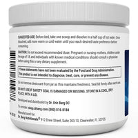 Doctor Berg UK Magnesium Powder Drink Raspberry Lemon, 50 Servings