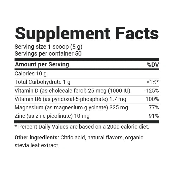 Doctor Berg UK Magnesium Powder Drink Raspberry Lemon, 50 Servings
