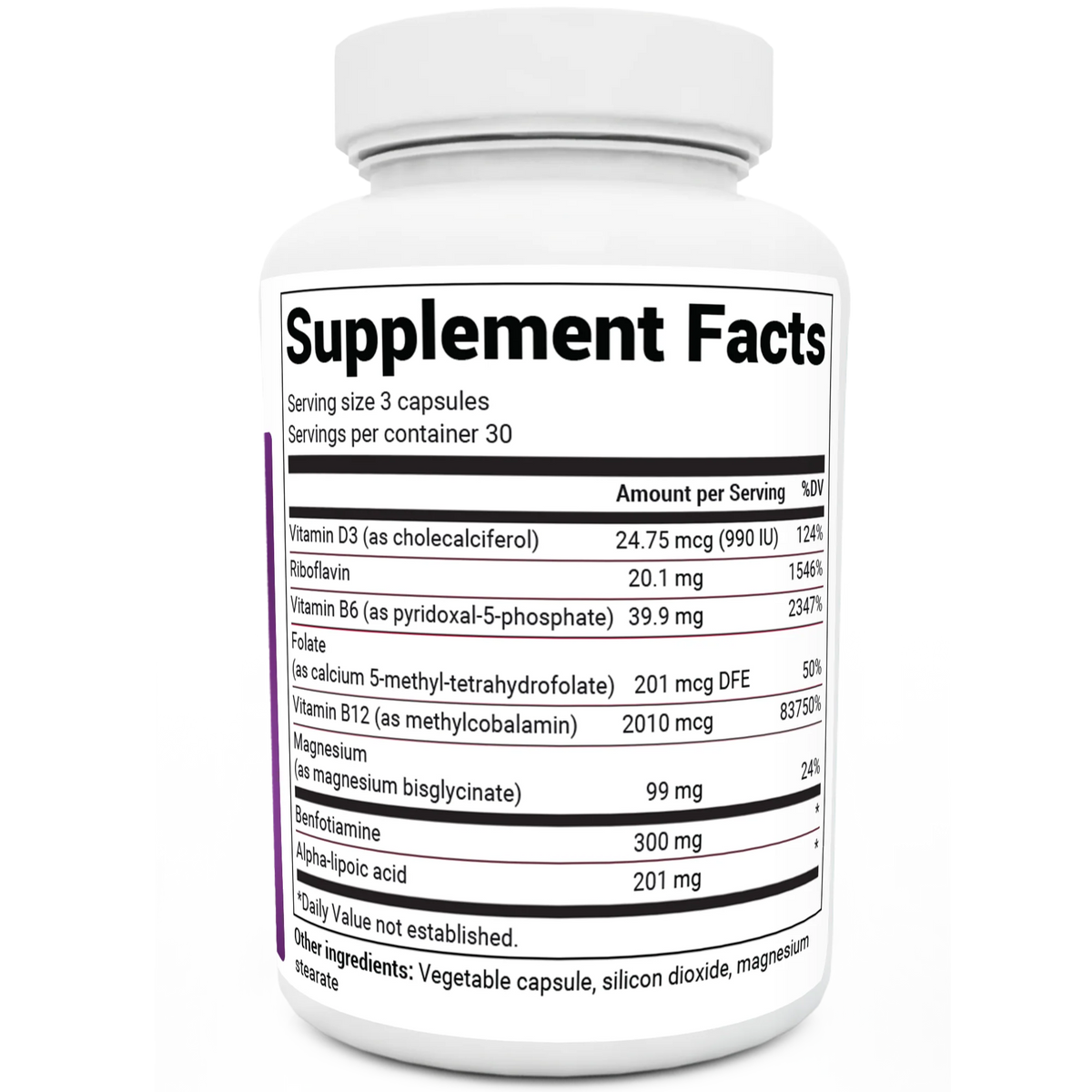 Doctor Berg UK Nerve Support with Benfotiamine, 90 Capsules