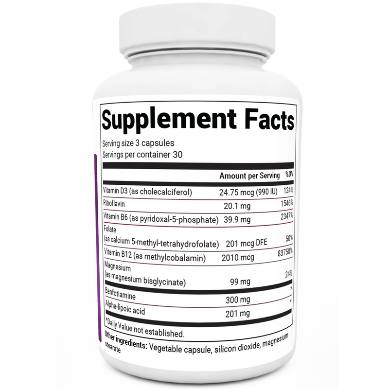 Doctor Berg UK Nerve Support with Benfotiamine, 90 Capsules