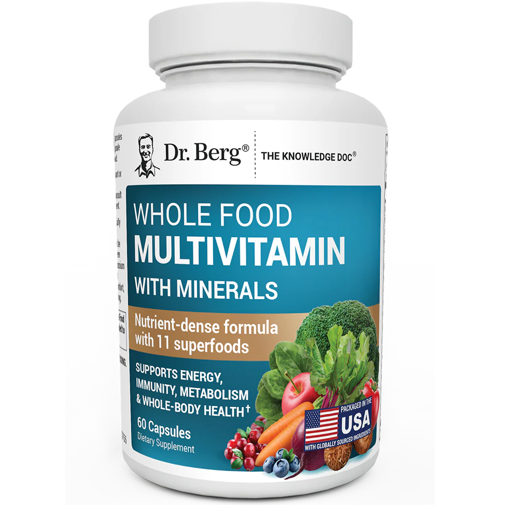 Doctor Berg UK Whole Food Multivitamin with Minerals, 60 Capsules