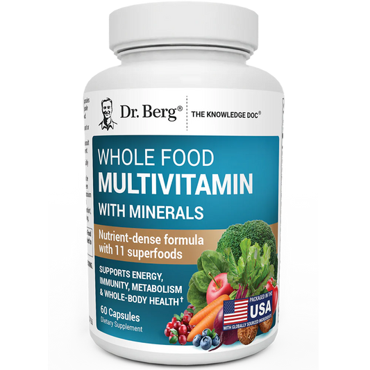 Doctor Berg UK Whole Food Multivitamin with Minerals, 60 Capsules