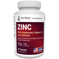 Doctor Berg UK Zinc with Magnesium, Vitamin D3 and Selenium – 60 Capsules