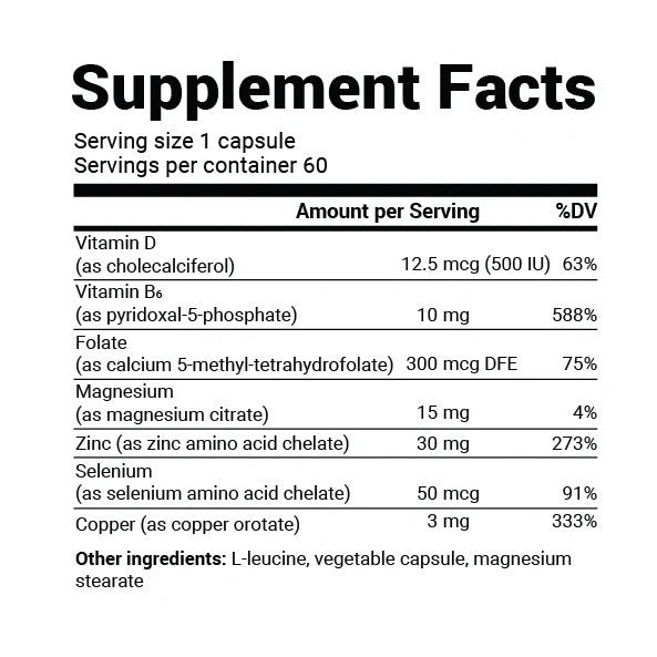 Doctor Berg UK Zinc with Magnesium, Vitamin D3 and Selenium – 60 Capsules
