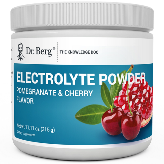 Doctor Berg UK Electrolyte Powder Pomegranate - Cherry, 50 Servings