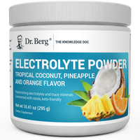 Doctor Berg UK Electrolyte Powder Tropical Coconut, Pineapple, Orange, 50 Servings