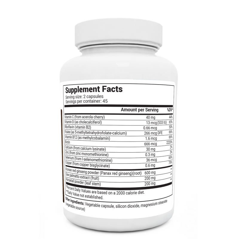 Doctor Berg UK Hair Formula with Biotin, Vitamins, Minerals and Botanicals – 90 Capsules