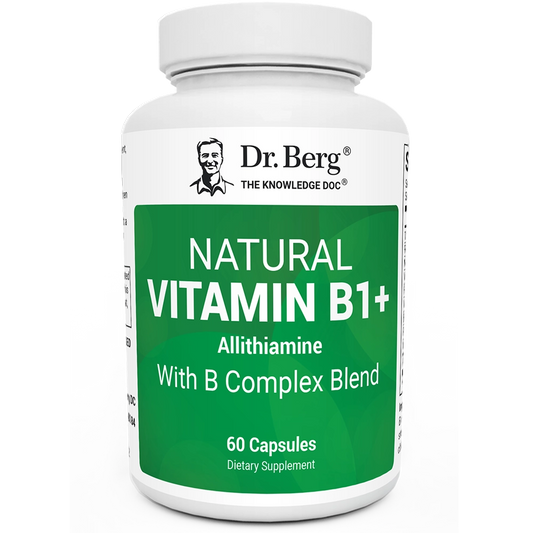 Doctor Berg UK Natural Vitamin B1+ with Allithiamine and B-Complex, 60 Capsules