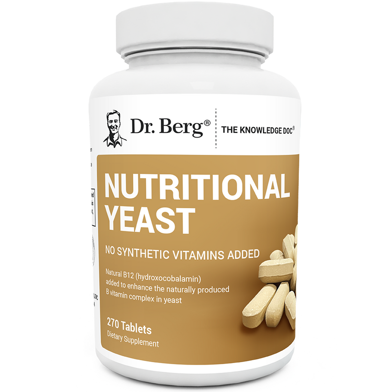 Doctor Berg UK Nutritional Yeast, 270 Tablets