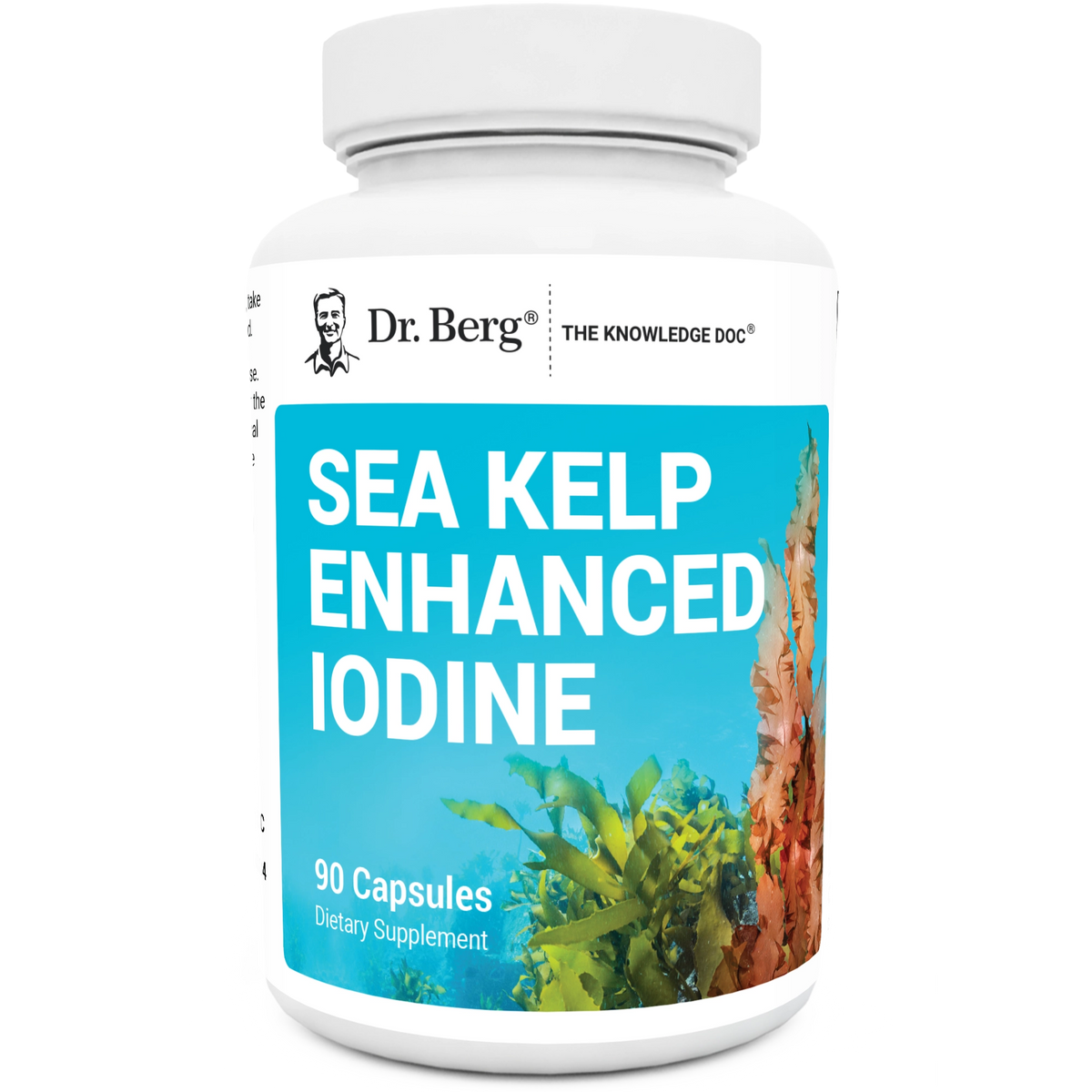 Doctor Berg UK Sea Kelp Enhanced Iodine, 90 Capsules