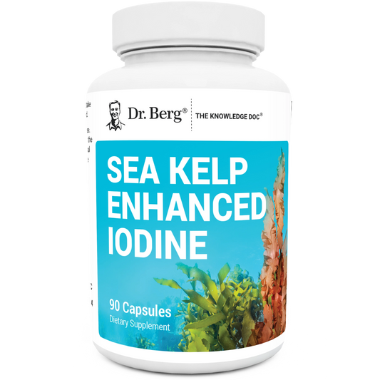 Doctor Berg UK Sea Kelp Enhanced Iodine, 90 Capsules
