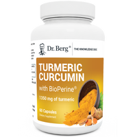 Doctor Berg UK Turmeric Curcumin with BioPerine®, 60 Vegetable Capsules