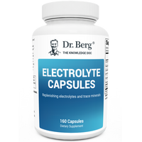 Doctor Berg UK Electrolyte Capsules with Potassium and Magnesium supplement,  160 Vegetable Capsules