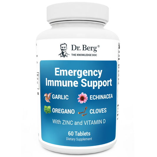 Doctor Berg UK Emergency Immune Support with Zinc and Vitamin D, 60 Tablets