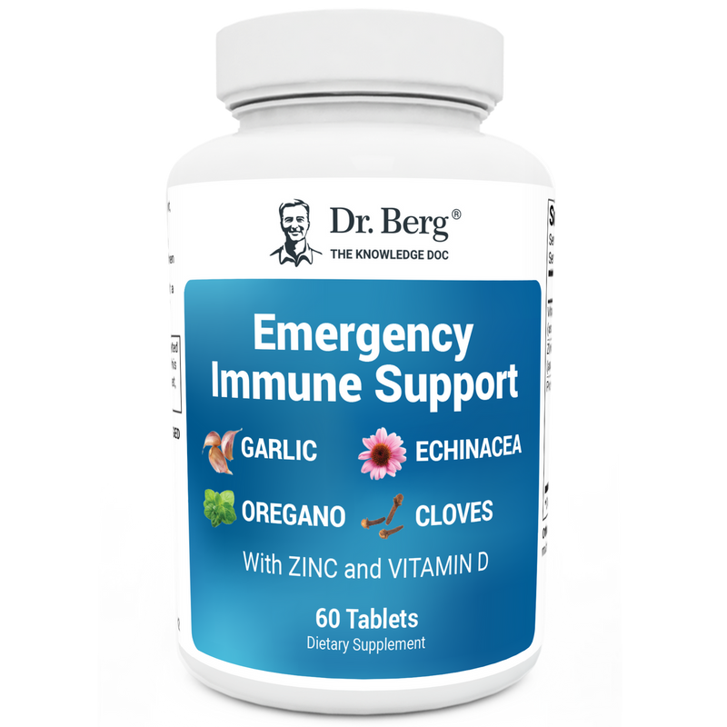 Doctor Berg UK Emergency Immune Support with Zinc and Vitamin D, 60 Tablets