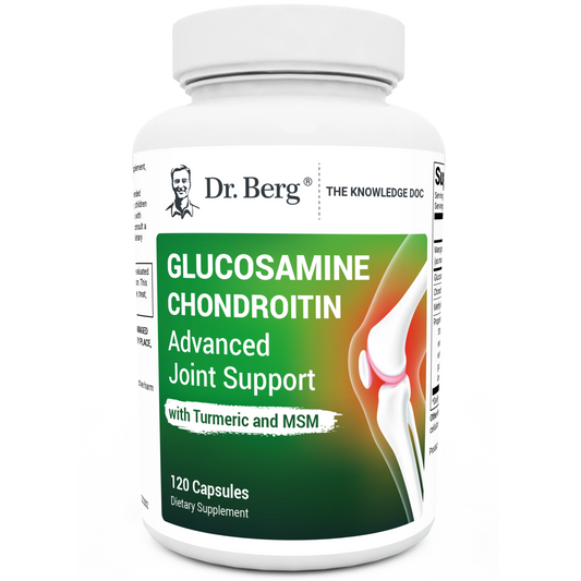Doctor Berg UK Glucosamine Chondroitin Advanced Joint Support with MSM, 120 Vegetable Capsules
