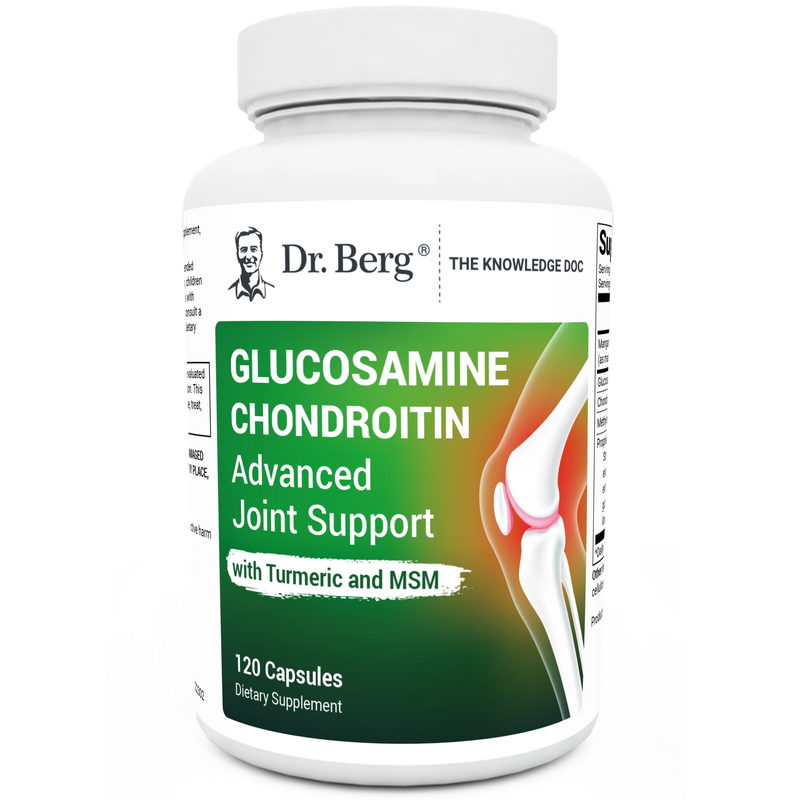 Doctor Berg UK Glucosamine Chondroitin Advanced Joint Support with MSM, 120 Vegetable Capsules